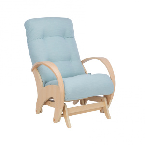 Кресло-качалка Эстет гляйдер, натуральное дерево, ткань Melva 70