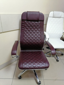 Кресло SAMURAI KL-1.04 черный В-Edition пятилучие хром