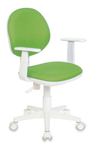 Кресло детское Бюрократ CH-W356AXSN/15-118 салатовый 15-118 колеса белый (пластик белый)