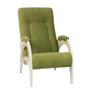 Кресло Dondolo, модель 41 б/л дуб шампань ткань Verona Apple Green